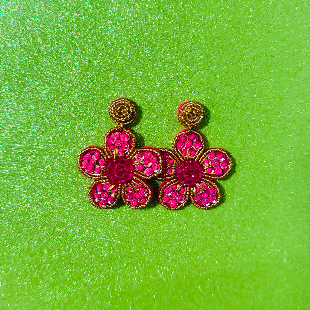 BEADED SUMMER EARRINGS