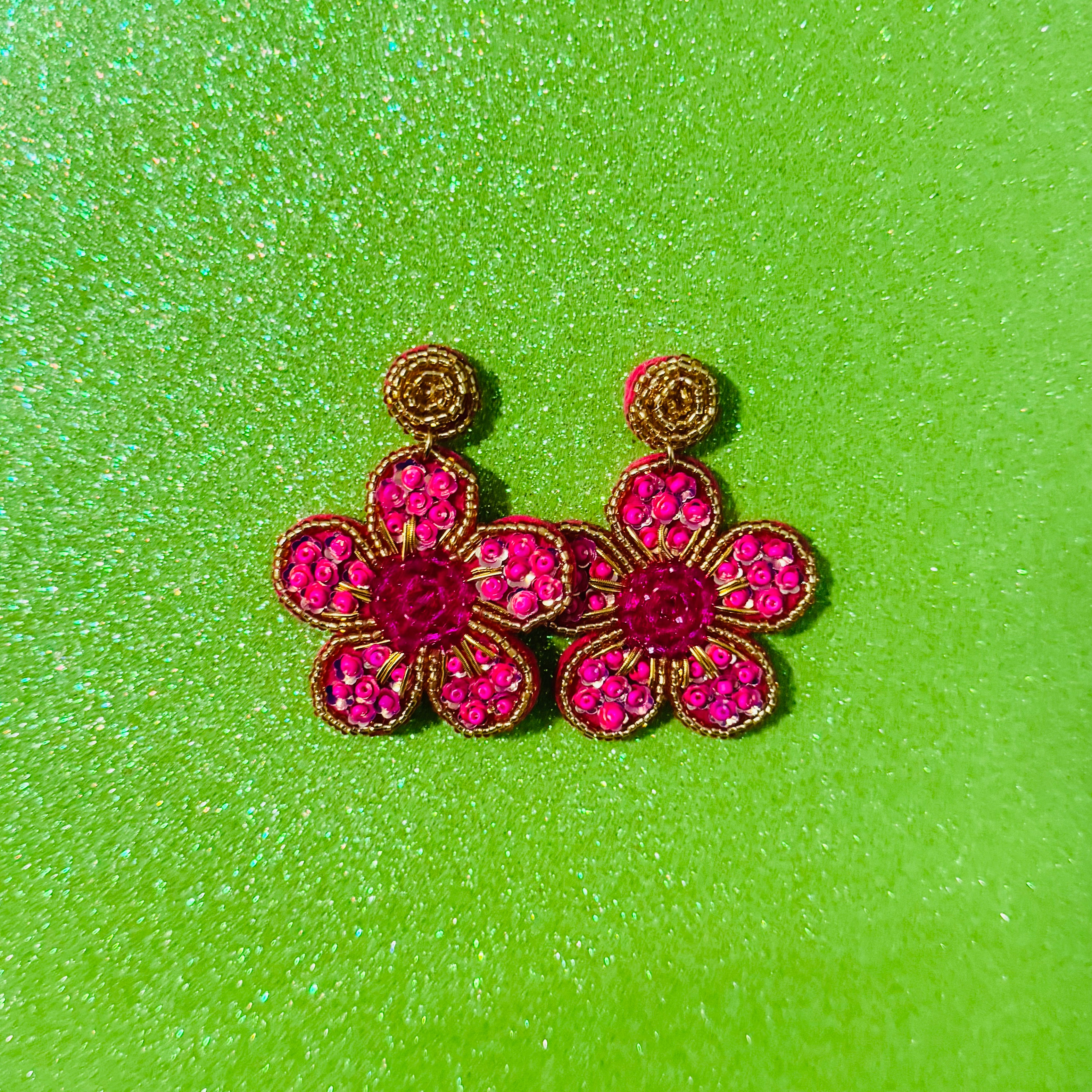 BEADED SUMMER EARRINGS