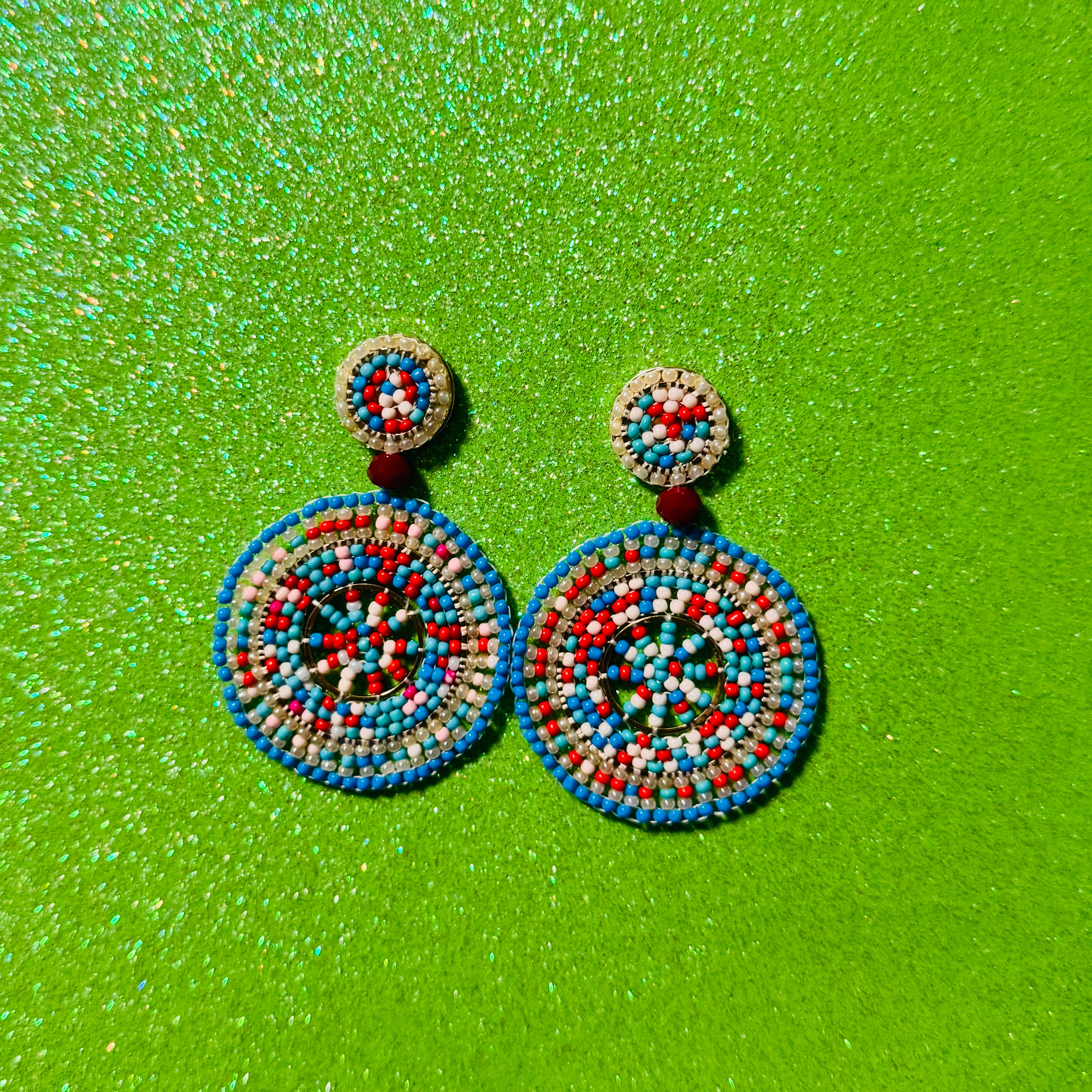 BEADED SUMMER EARRINGS