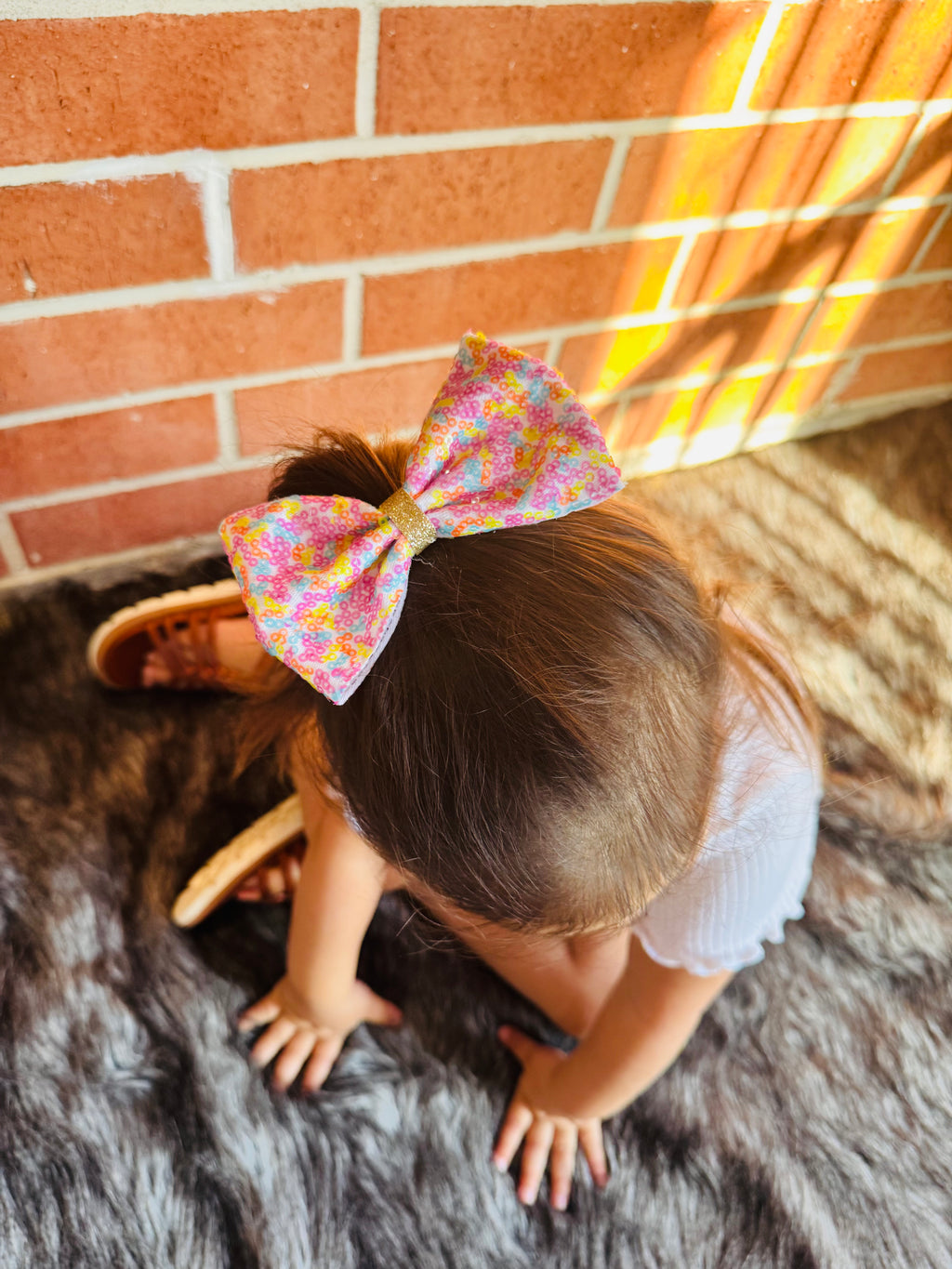 Sequinned Spring Bows