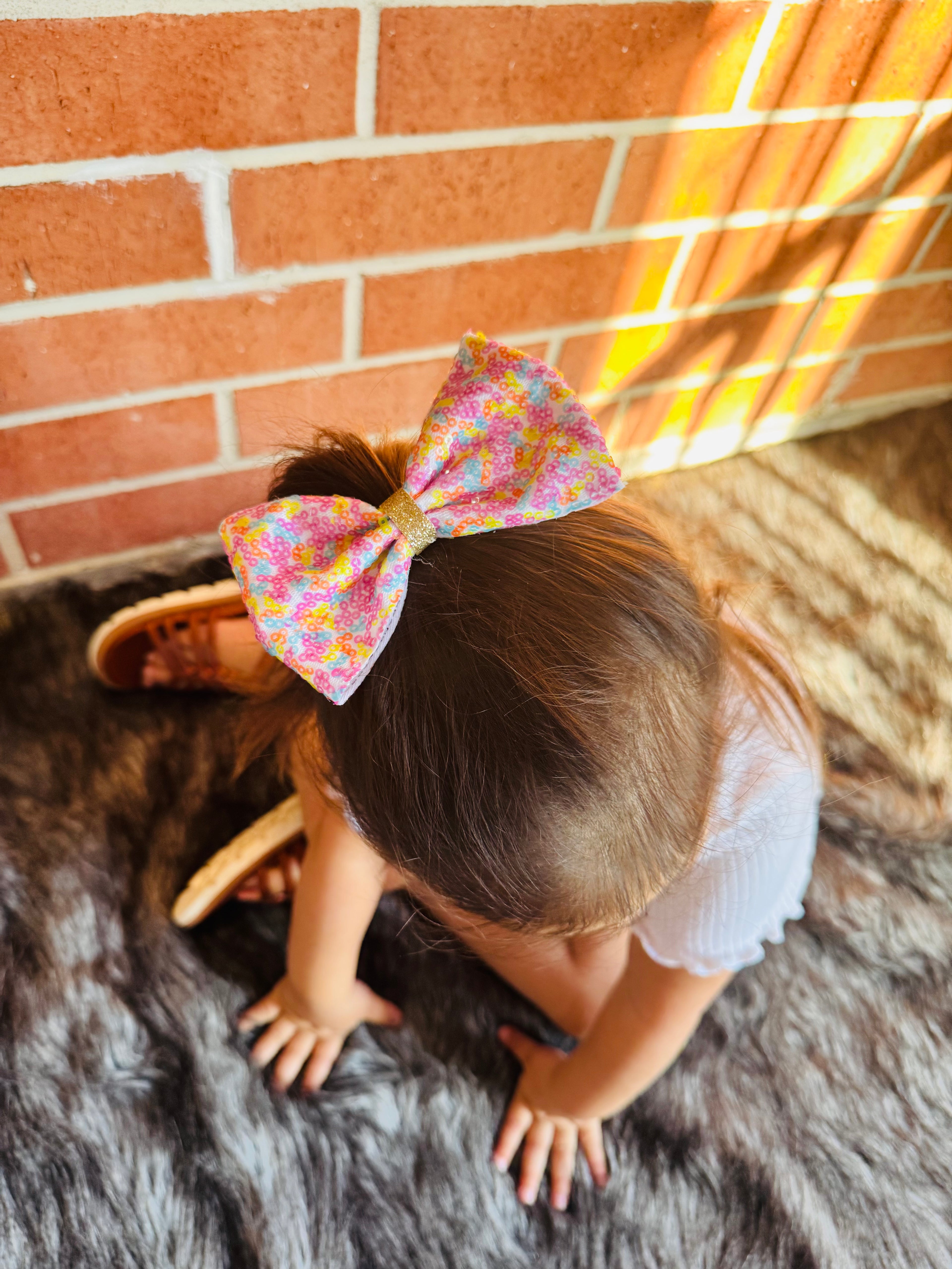 Sequinned Spring Bows