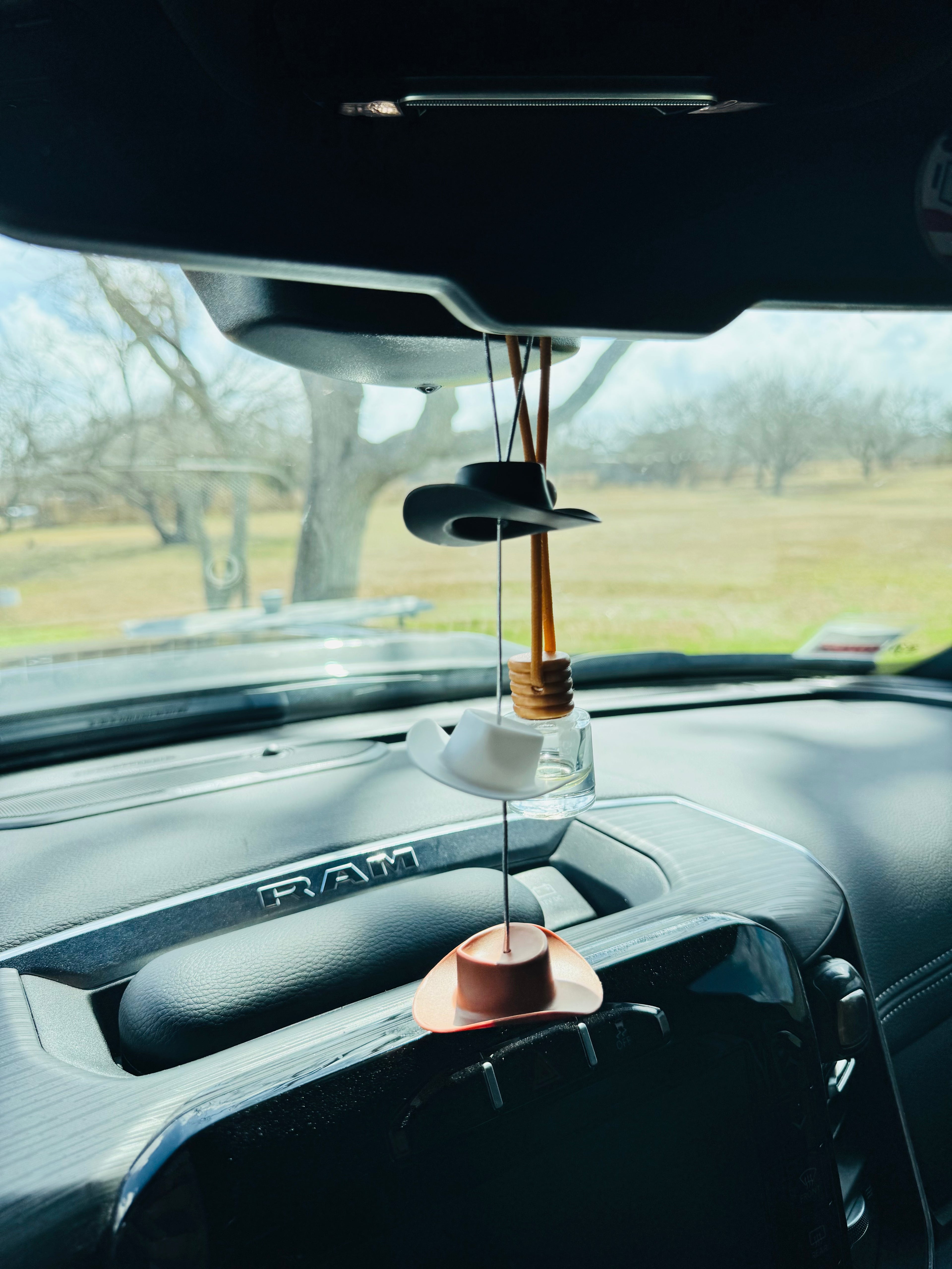 Cowboy Hat Car Charms