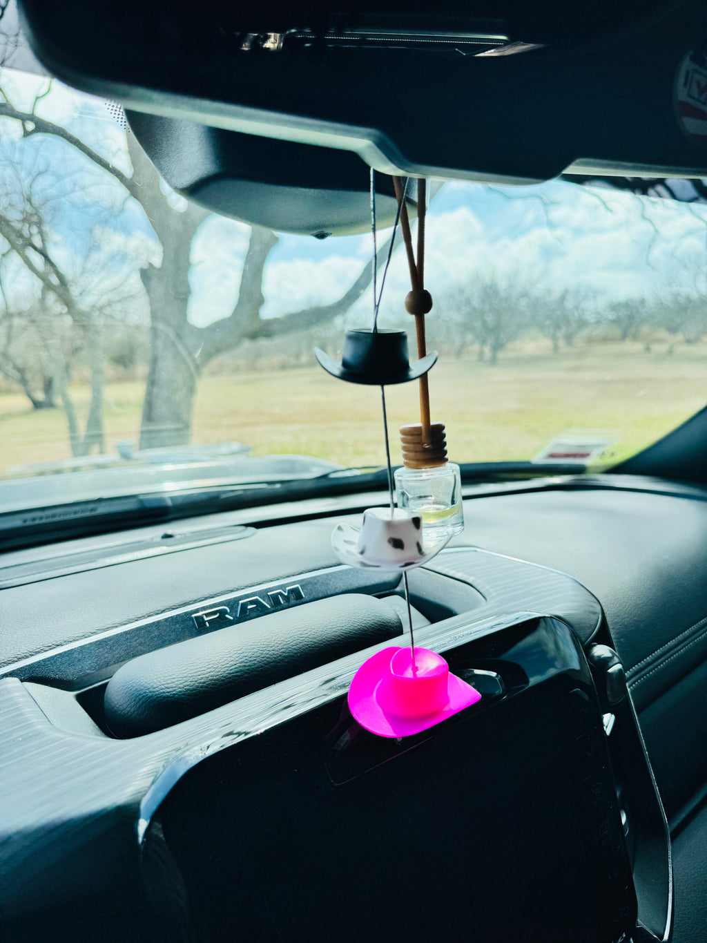 Cowboy Hat Car Charms