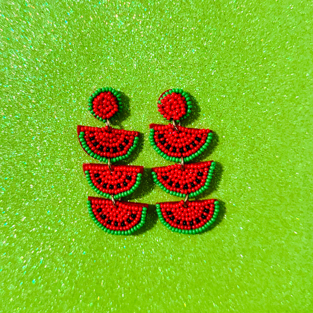 BEADED SUMMER EARRINGS
