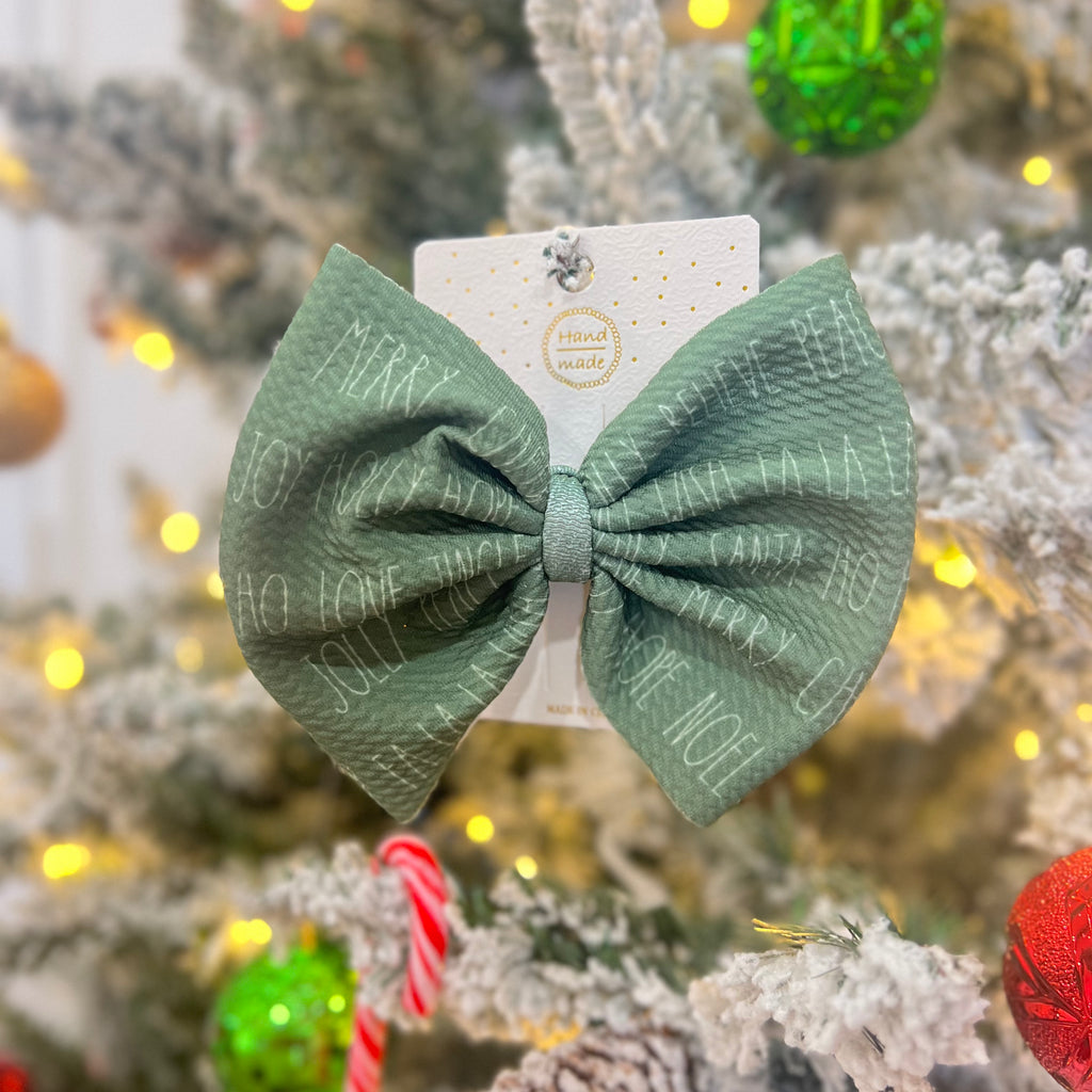 Christmas Phrases Bow
