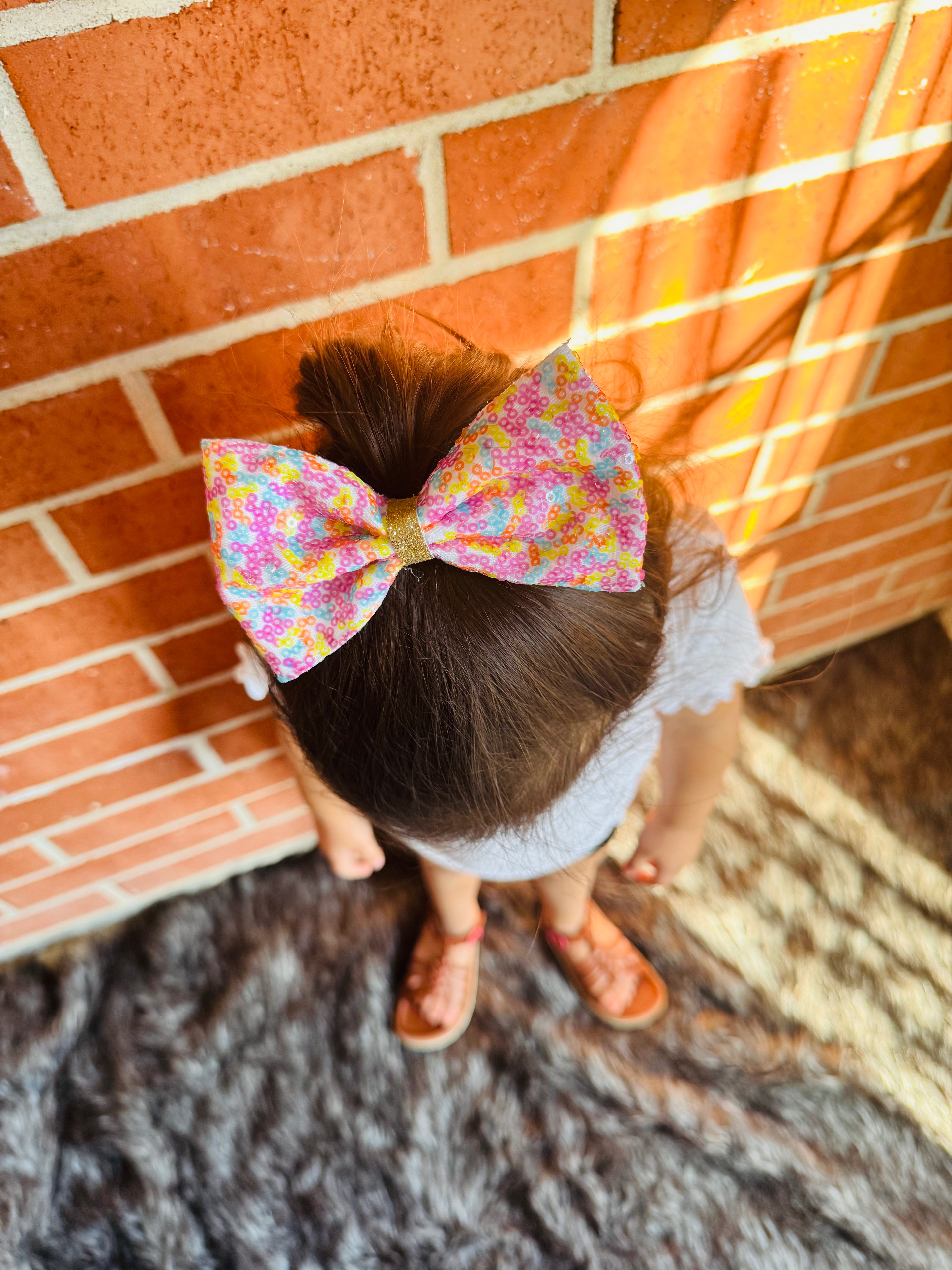 Sequinned Spring Bows