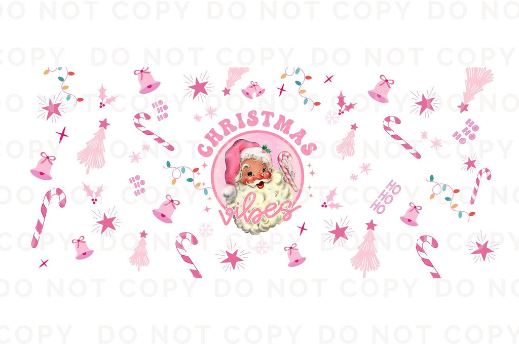 Santa Christmas Vibes Ombré Libbey