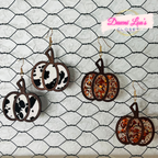 Rustic Pumpkin Earrings