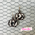 Rustic Pumpkin Earrings