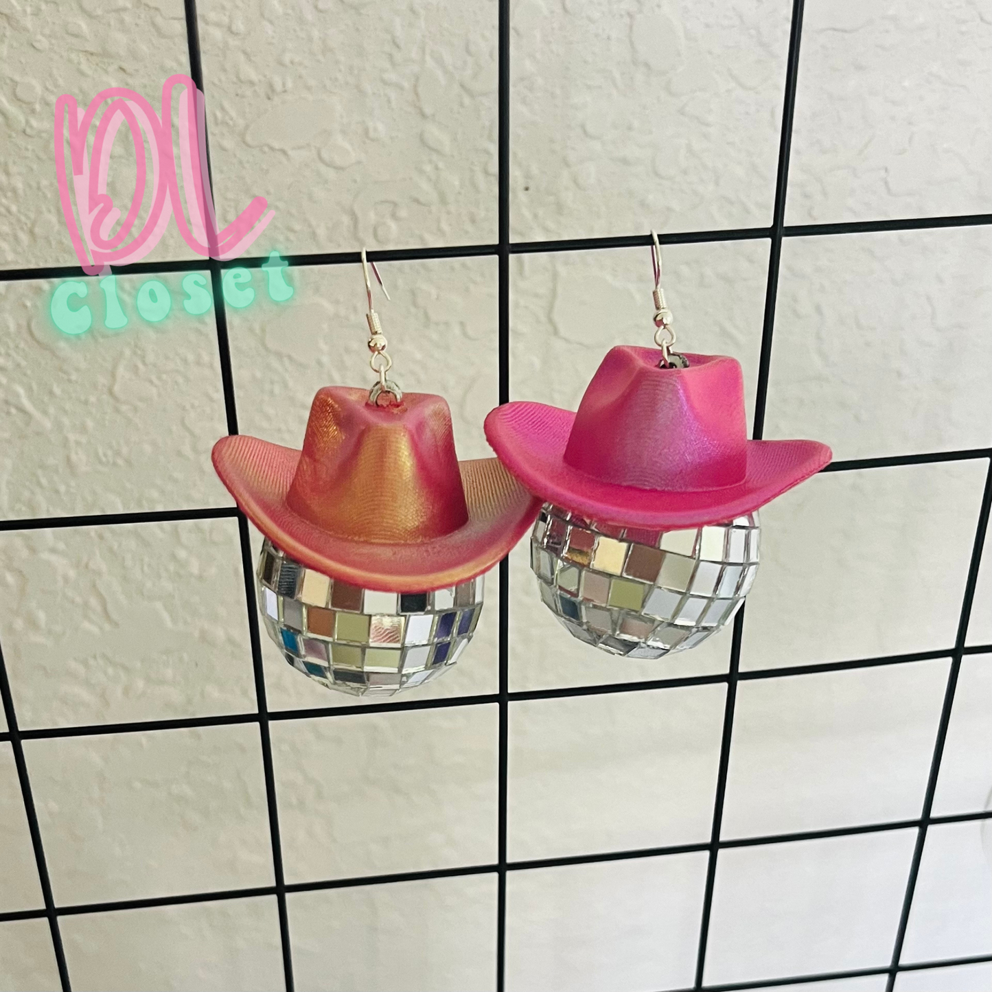 XL Disco Cowboy Earrings