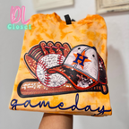 Astros Game Day Tie Dye Tee