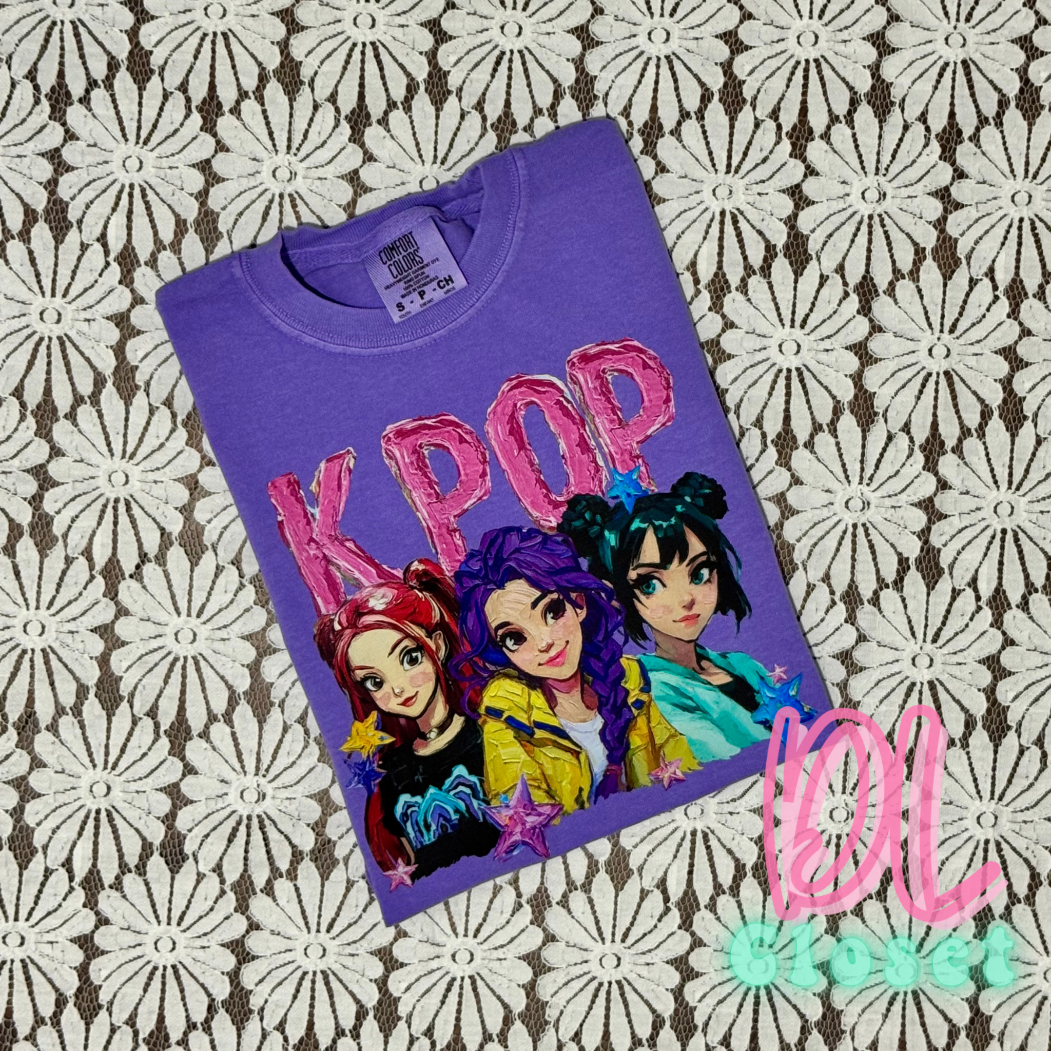 K-P_P HAND PAINTED YOUTH TEE