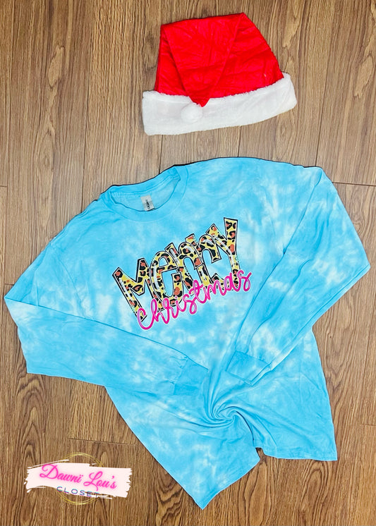 Merry Christmas Dyed Shirt