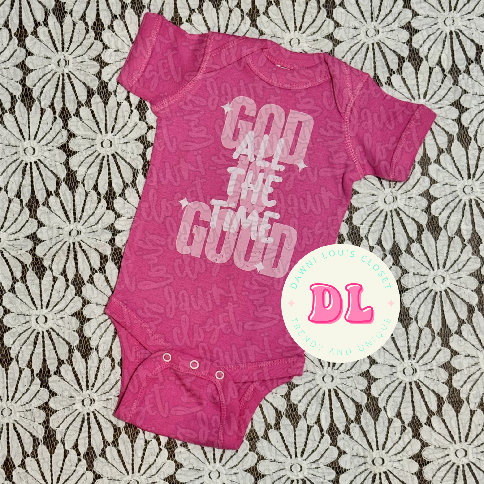 God is Good All the Time Onesie