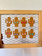 PUMPKIN STUD EARRINGS