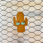 PUMPKIN STUD EARRINGS