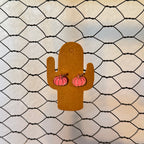 PUMPKIN STUD EARRINGS