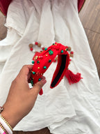 CHRISTMAS BEADED HEADBANDS
