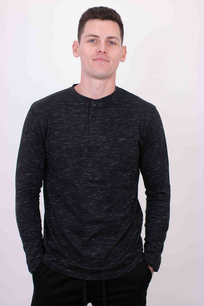 Long Sleeves Henley T-shirt