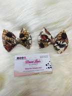 Floral Pumpkin Spiced Bows