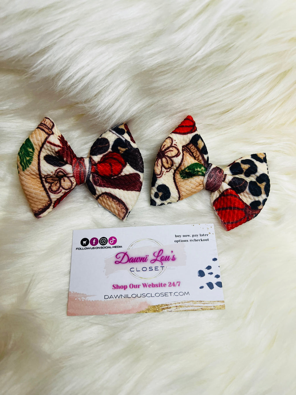 Pumpkin Spiced Starbies Bow