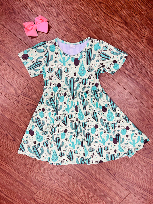 Prickly Cactus Toddler’s Dress