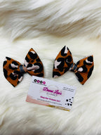 Fall Leopard Bow