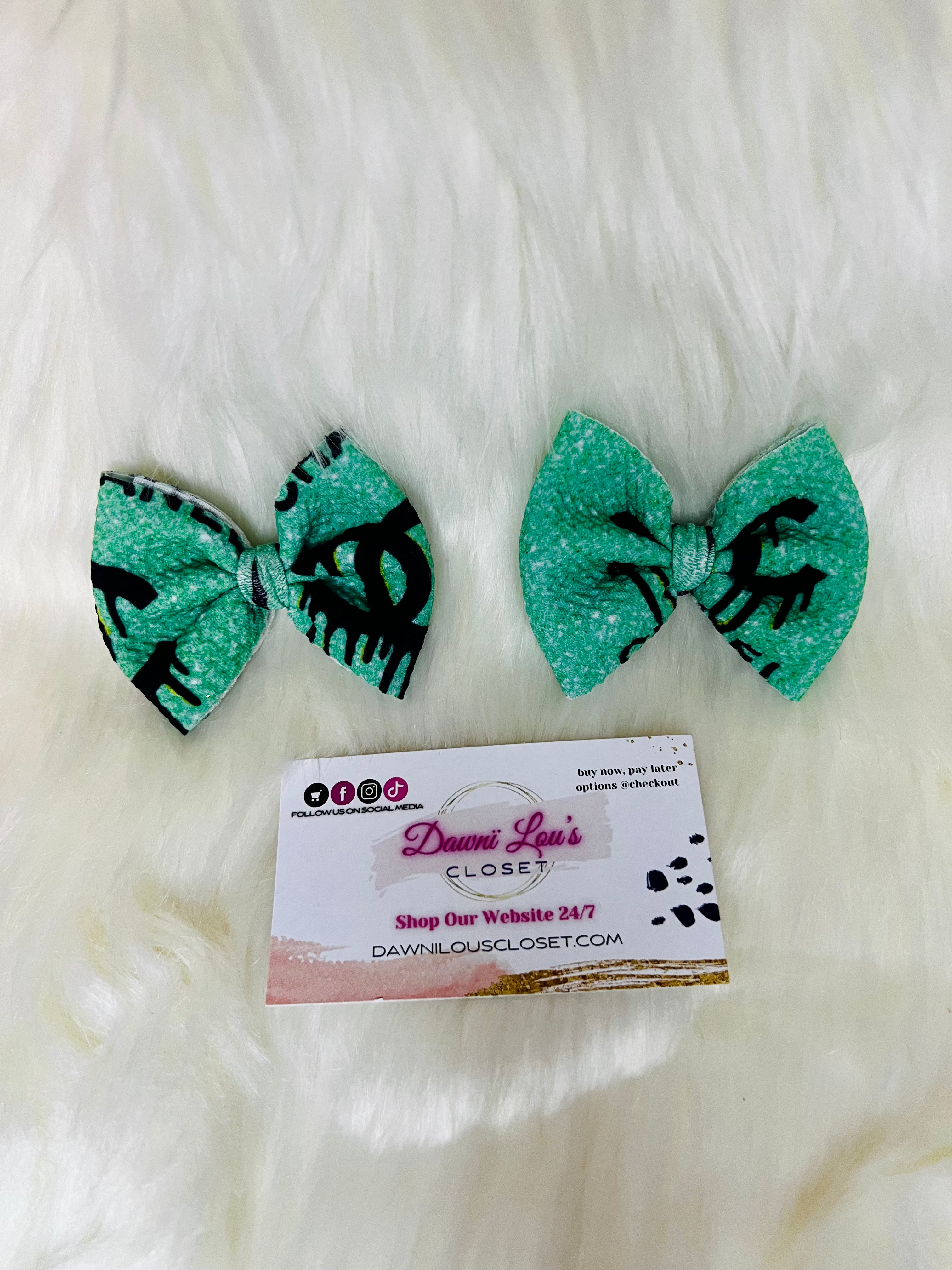 Boujee Halloween Inspired Bow