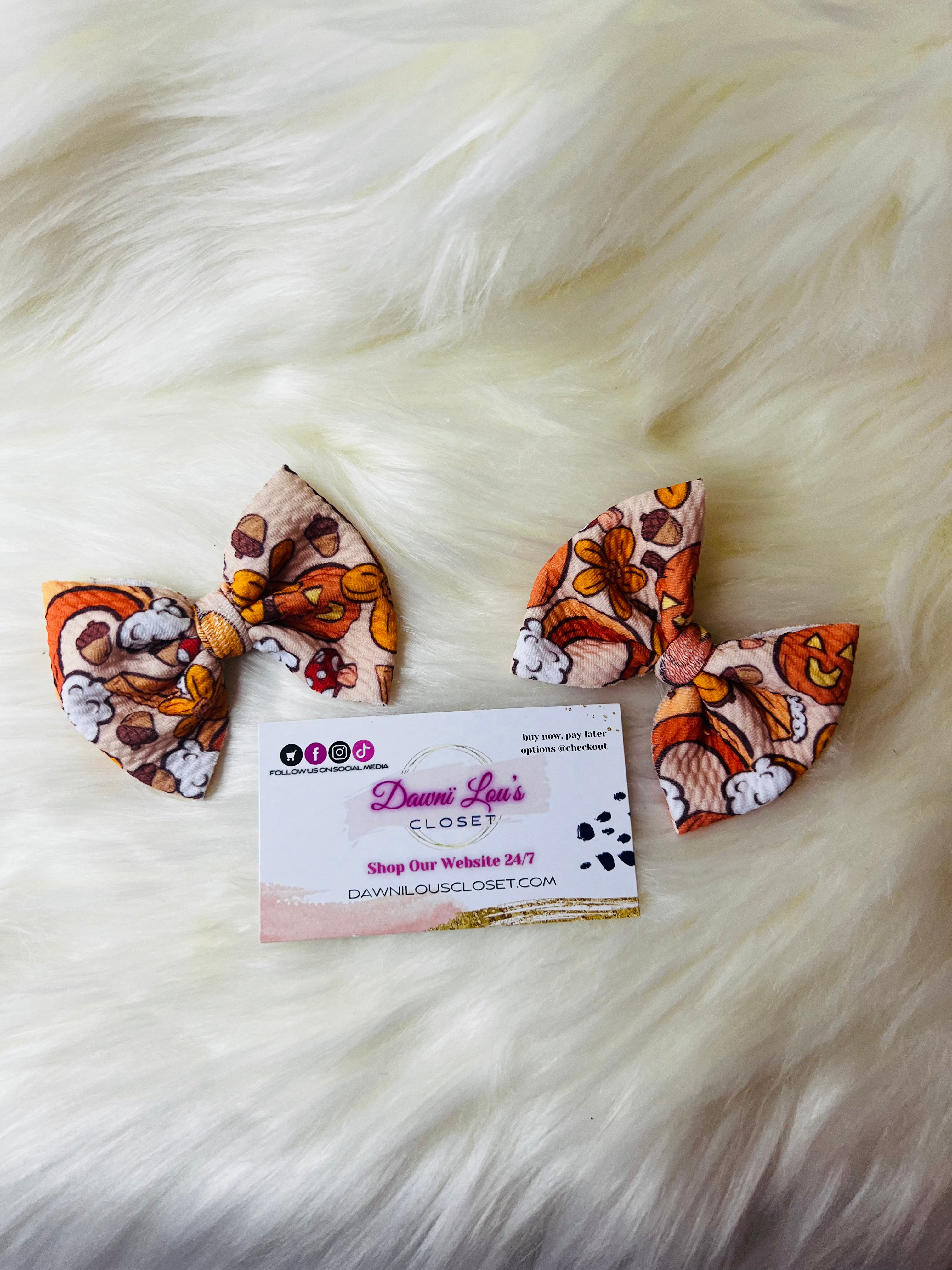 Pumpkin Pie Bow