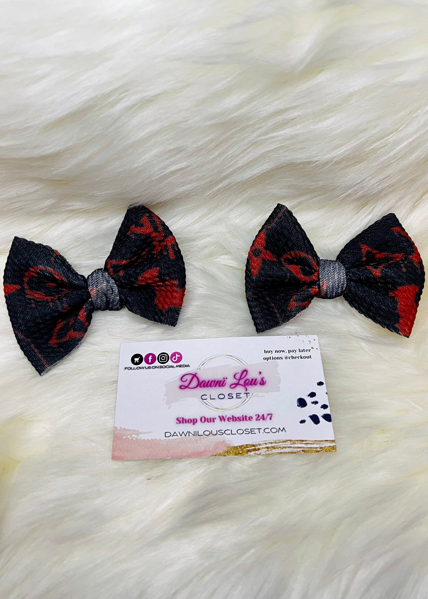 Boujee Dracula Inspired Bows