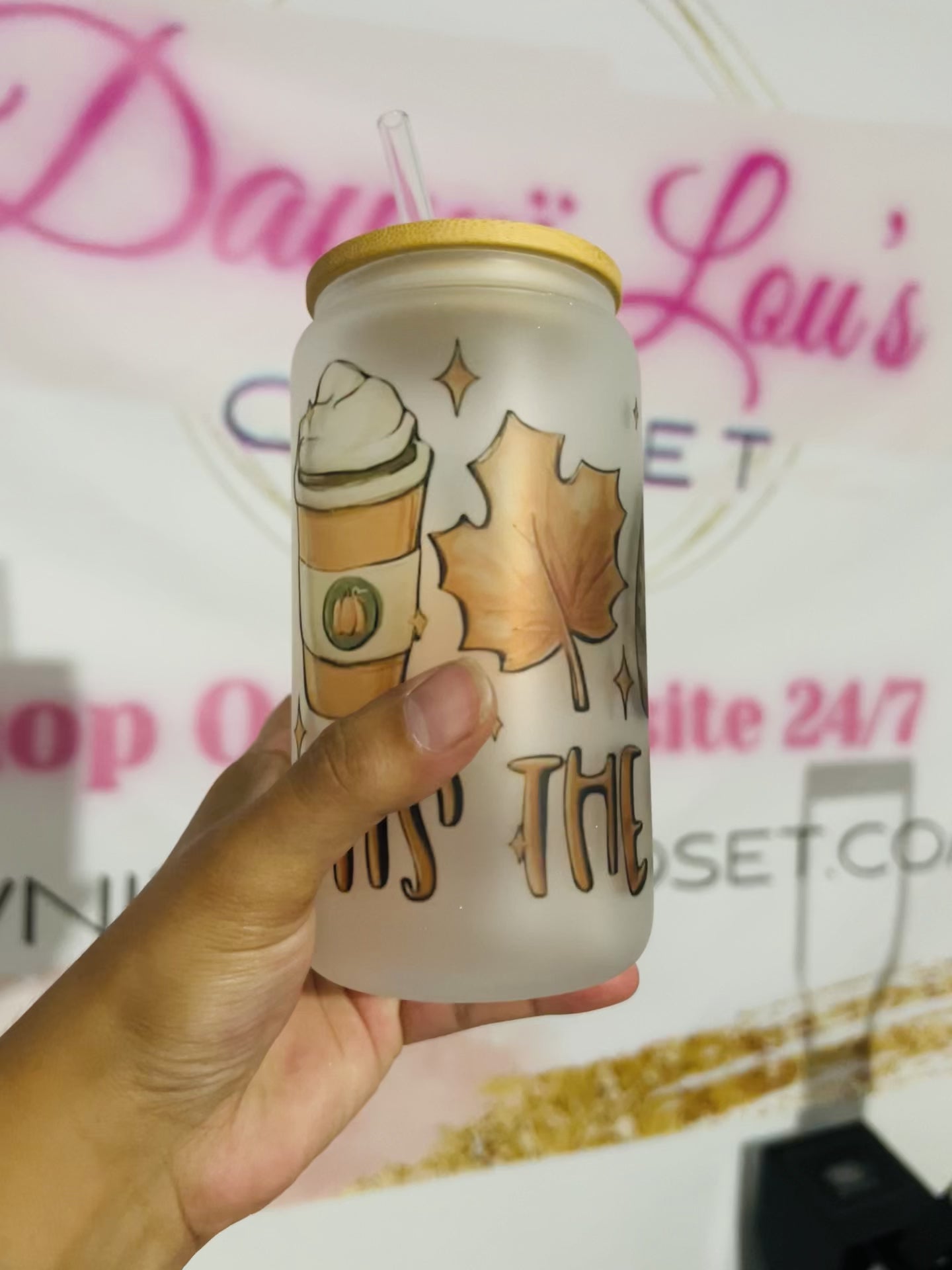 Tis The Season Frosted Glass Libbey