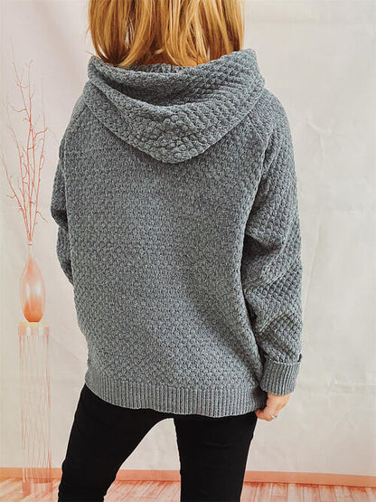 Drawstring Hooded Sweater