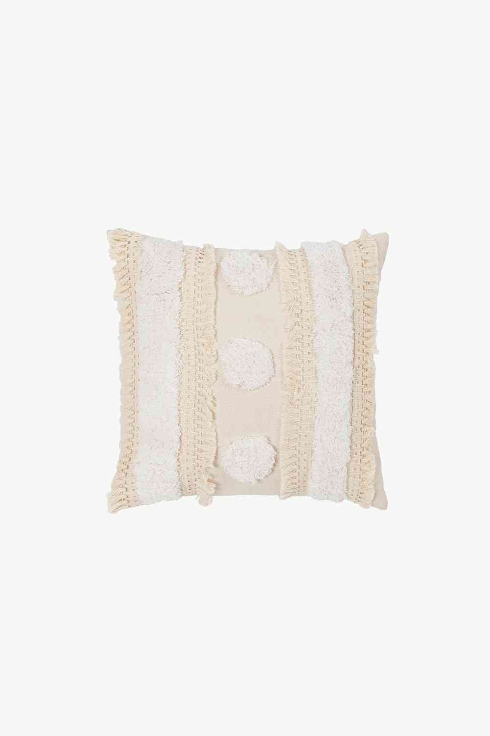 Funda de almohada decorativa Boho Beige