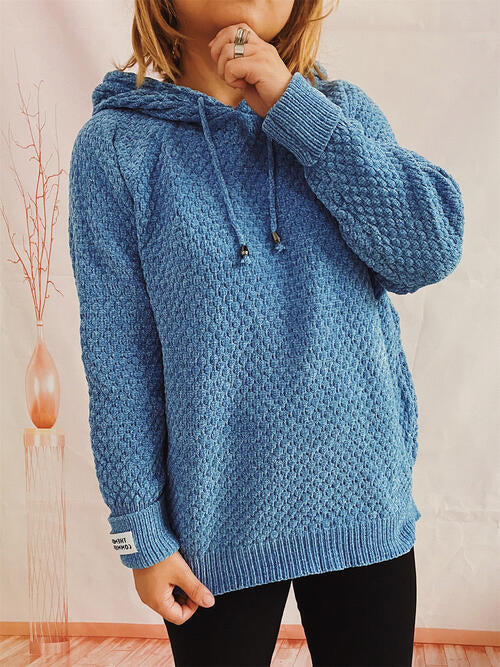 Drawstring Hooded Sweater