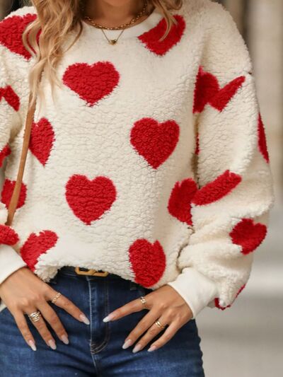 Teddy Hearts Sweater