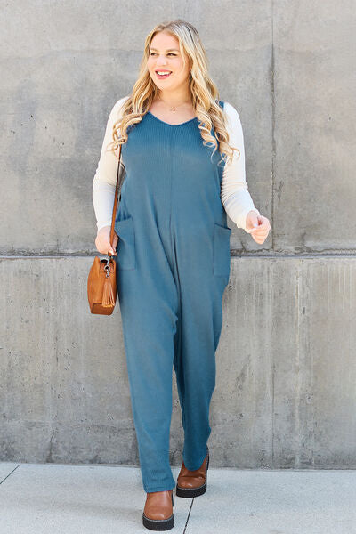 Double Take Sleeveless Straight Jumpsuit