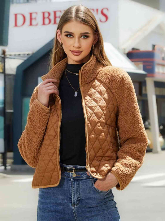 Teddy Bear Puff Ragland Jacket