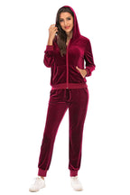 Cozy Velvet Jacket and Pants Set
