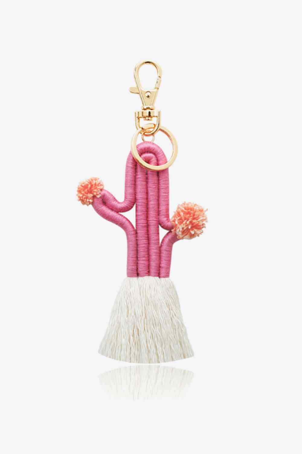 Cactus Keychain with Fringe