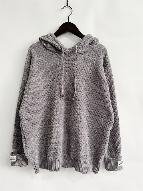 Drawstring Hooded Sweater