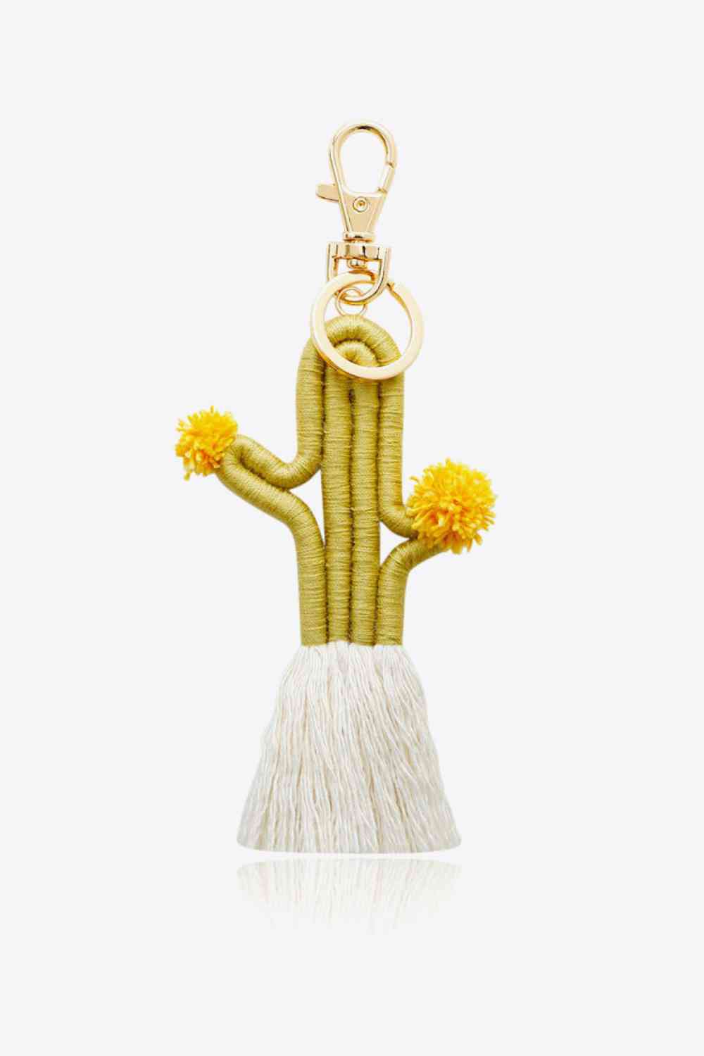 Cactus Keychain with Fringe