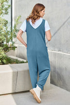Double Take Sleeveless Straight Jumpsuit