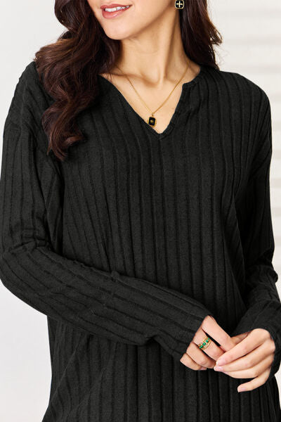 V-Neck Long Sleeve Set
