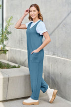 Double Take Sleeveless Straight Jumpsuit