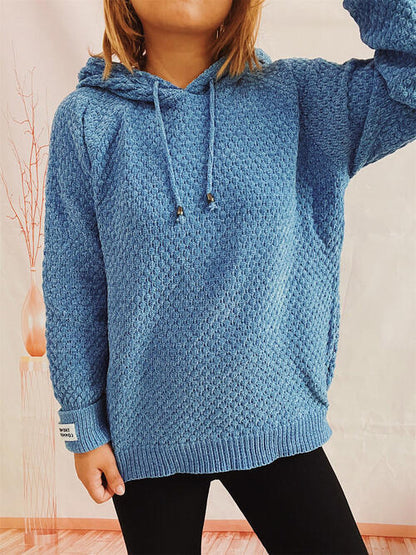 Drawstring Hooded Sweater