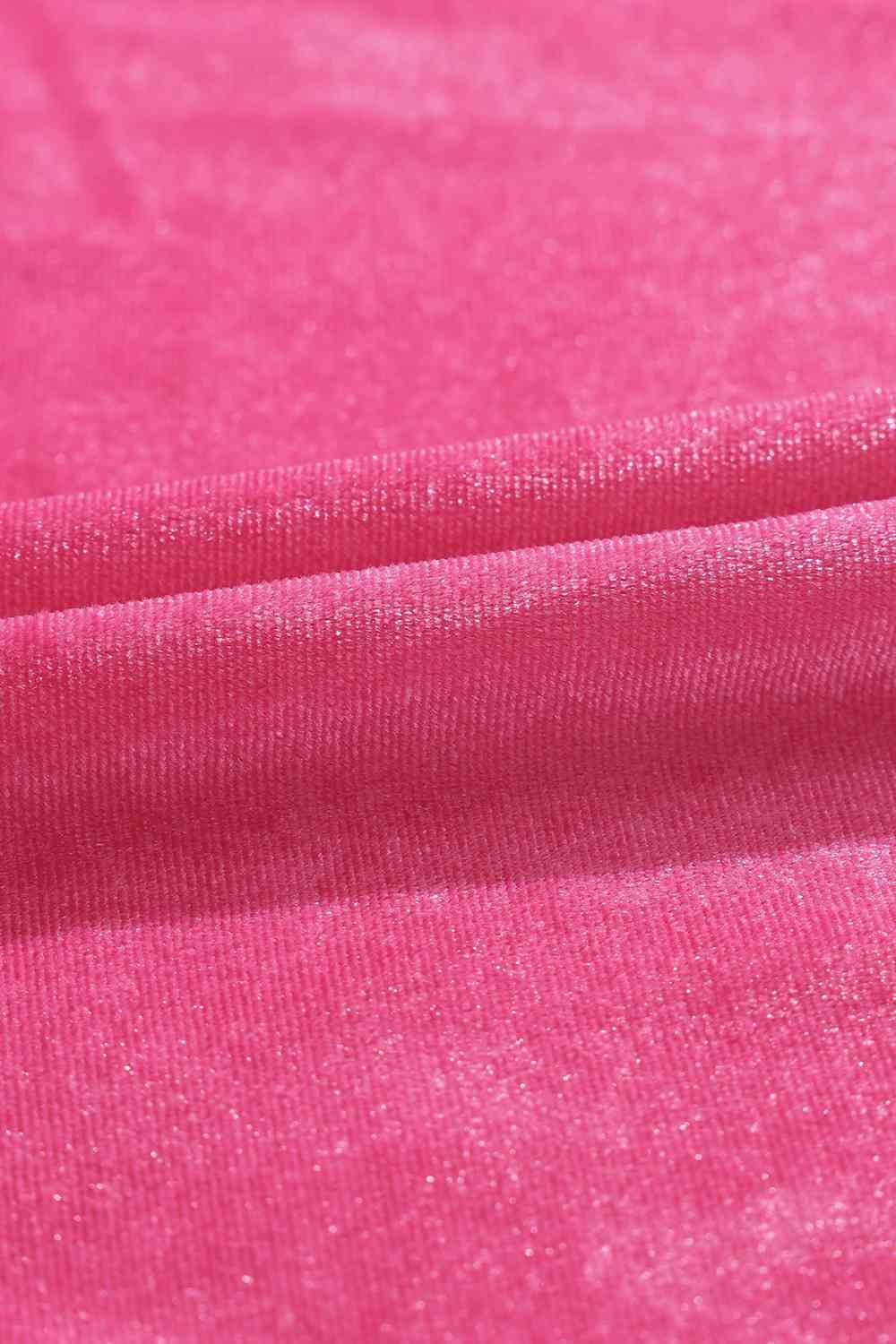 Smocked Velvety Dress