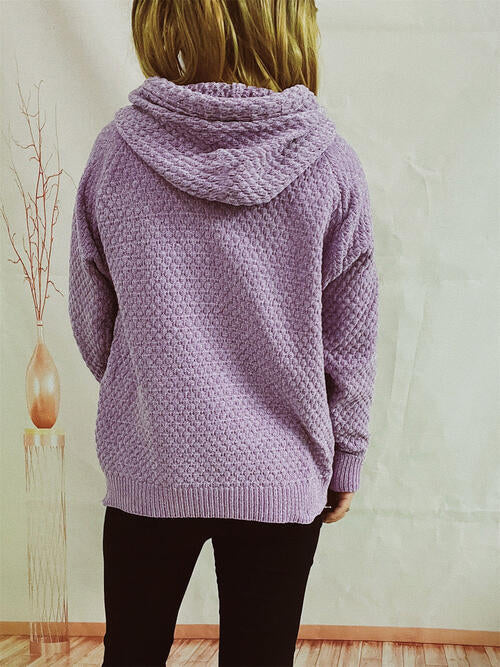 Drawstring Hooded Sweater