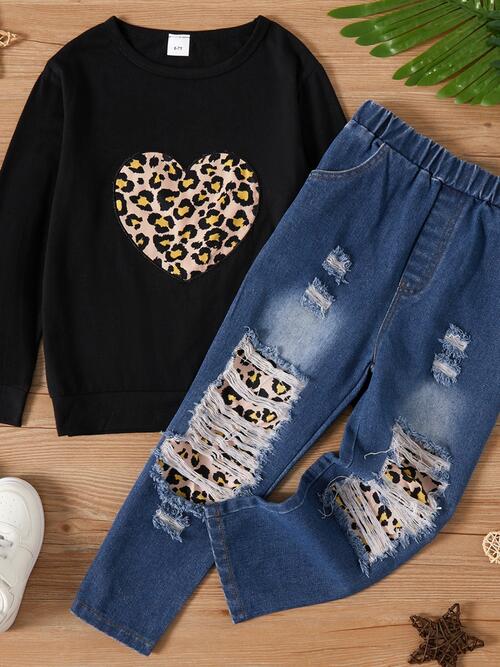 Leopard Heart Set