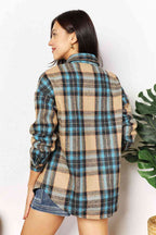Plaid Patchwork Shacket