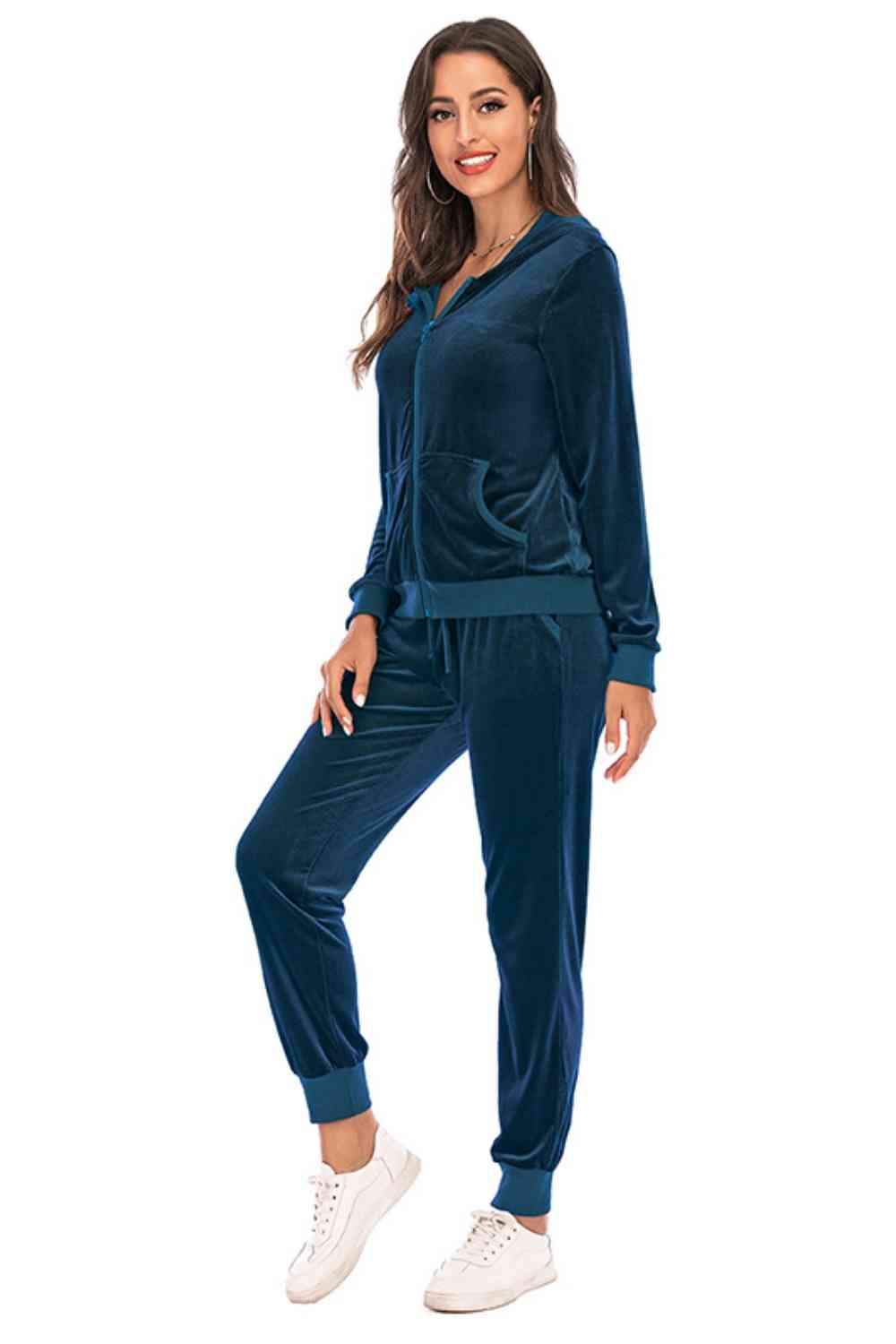 Cozy Velvet Jacket and Pants Set